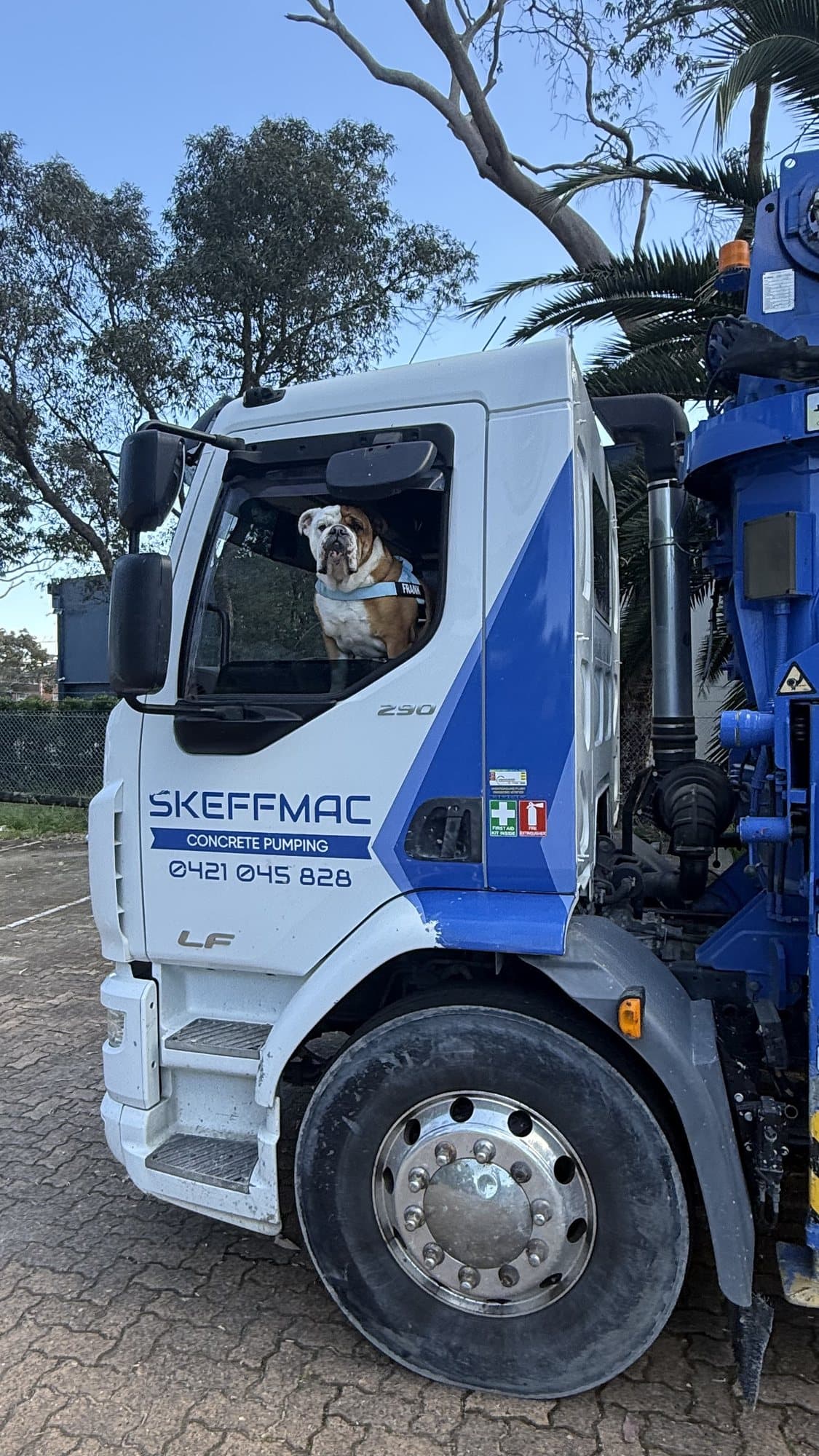 Skeffmac boom pump truck